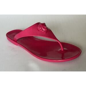 VERSACE Medusa Head Women's Fuchsia Slides Sandals 11 US (41) DSR257CS NIB $500